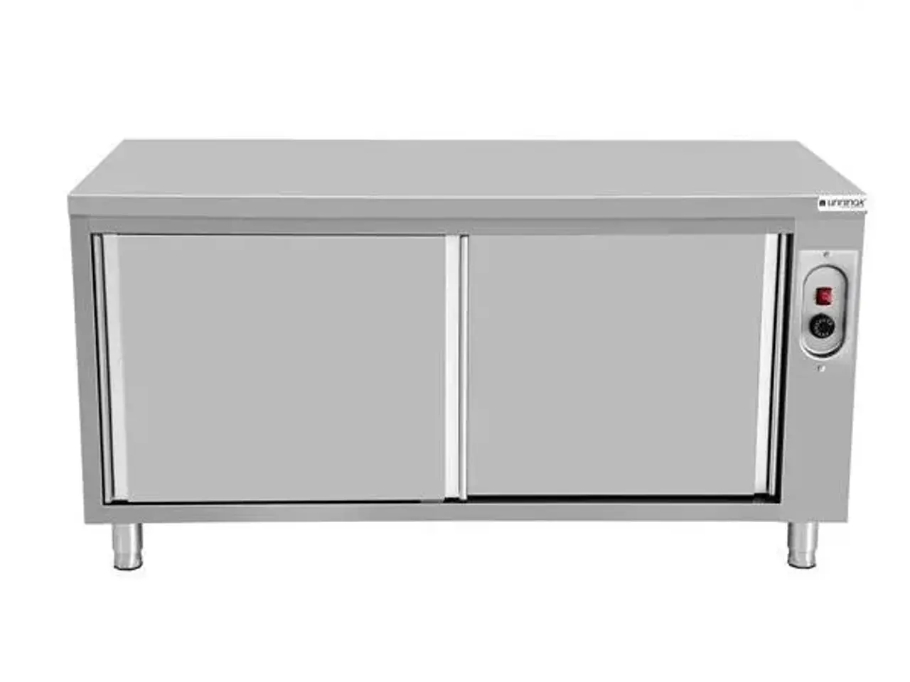 Billede 2 - Varmeskab i rustfri stål – 1400 x 700 x 850 mm