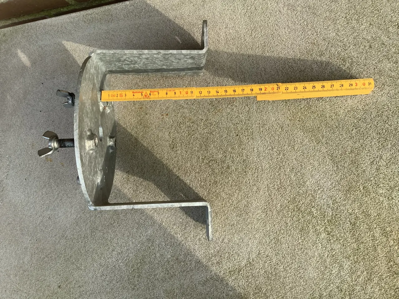 Billede 2 - Reservehjul holder galvaniseret