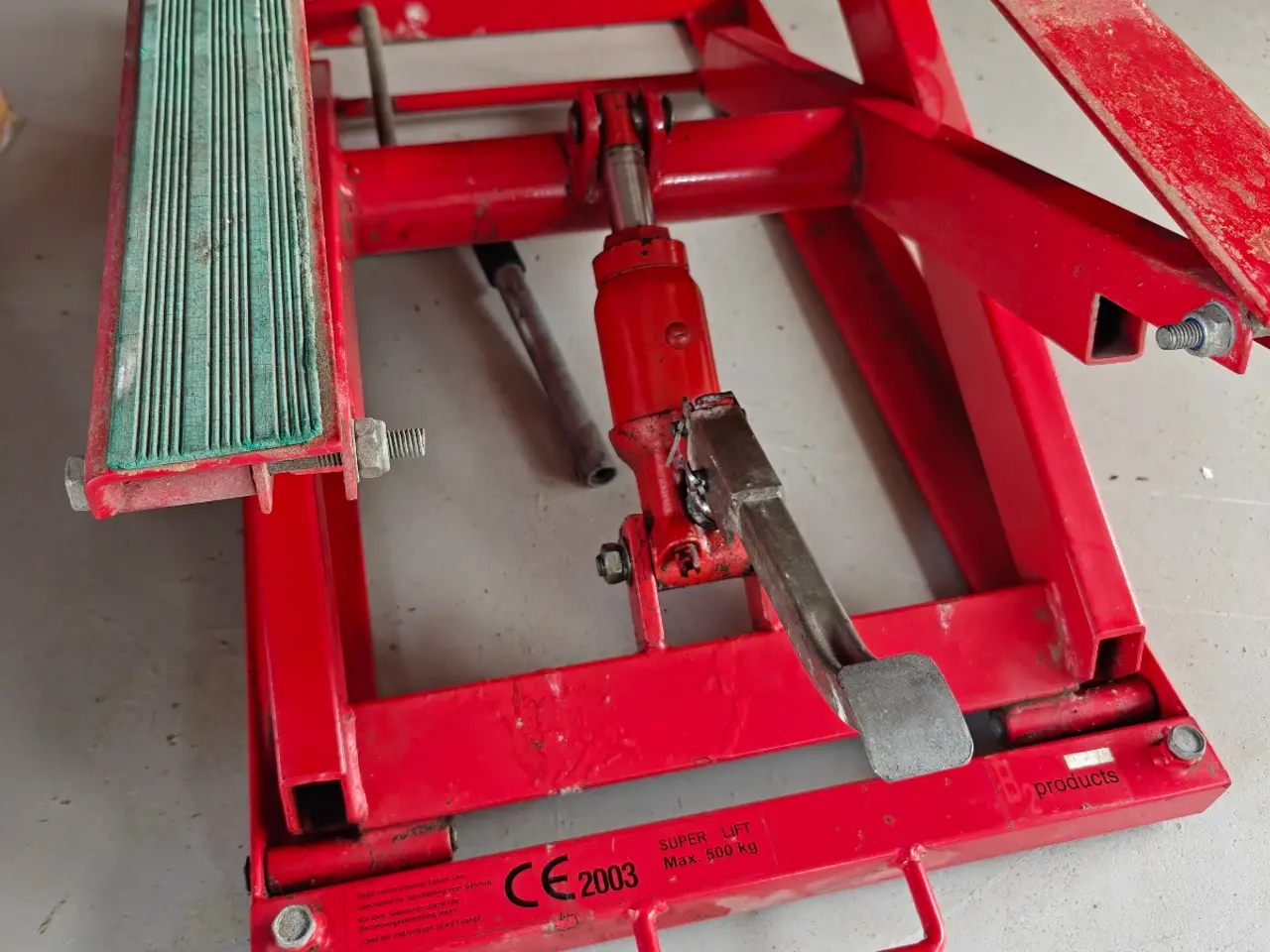 Billede 3 - Motorcykel lift 500 kg i fin stand.