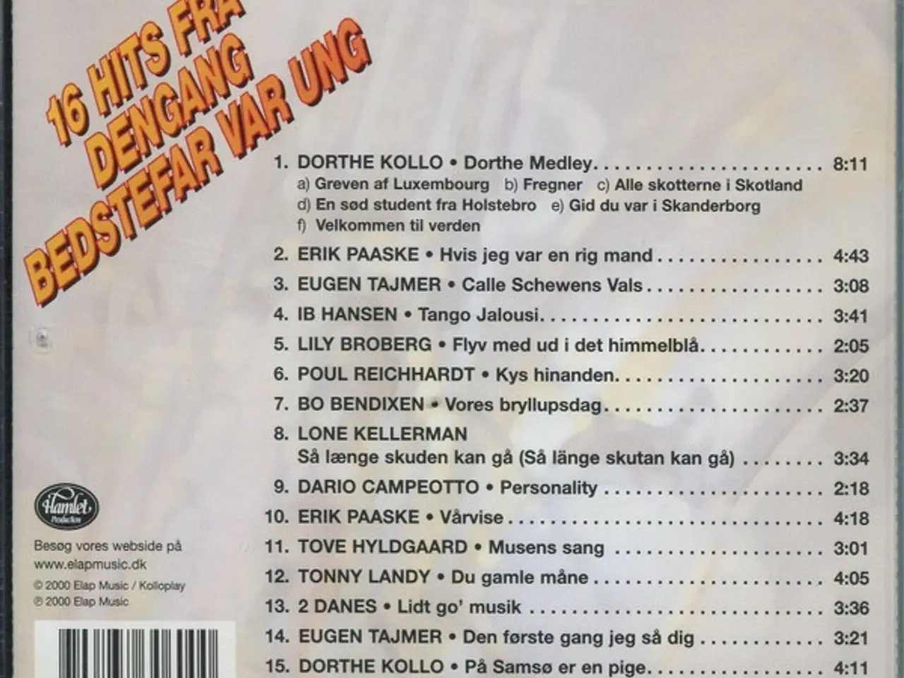 Billede 2 - Diverse kunstnere – 16 Hits Fra Dengang… – CD