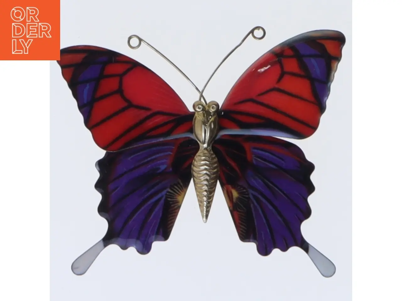 Billede 1 - Sommerfugl broche (str. 5x6 cm)