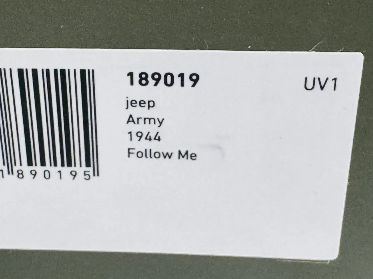 Billede 10 - 1944 Jeep US Army "Follow Me" Air Force 1:18