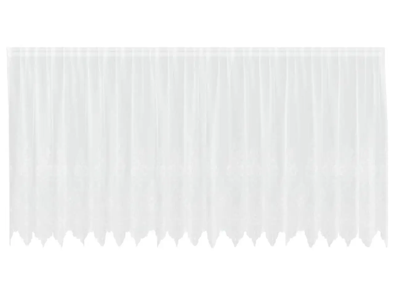 Billede 2 - Gardiner med gardiner Hvid 500 x 180 cm Polyester