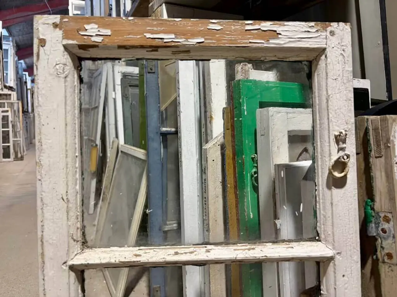 Billede 4 - Original, mindre 3-ruders vinduesramme