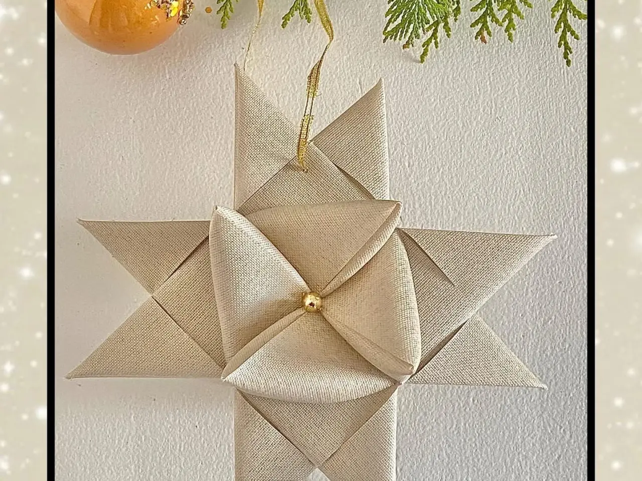 Billede 1 - Beige stjerner