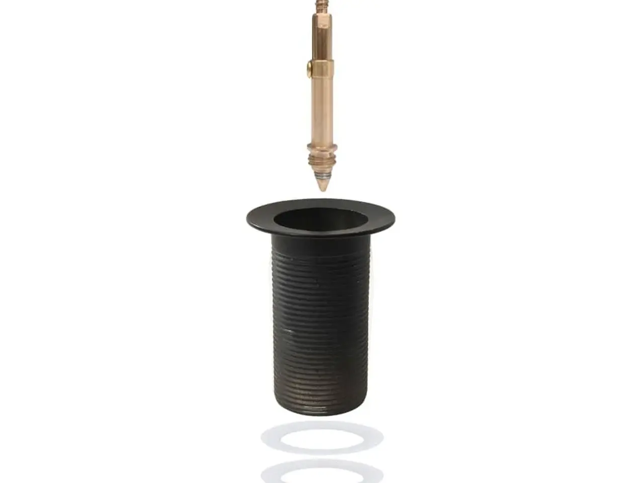 Billede 7 - Trykafløb med overløb 6,4 × 6,4 × 9,1 cm - sort pop-up