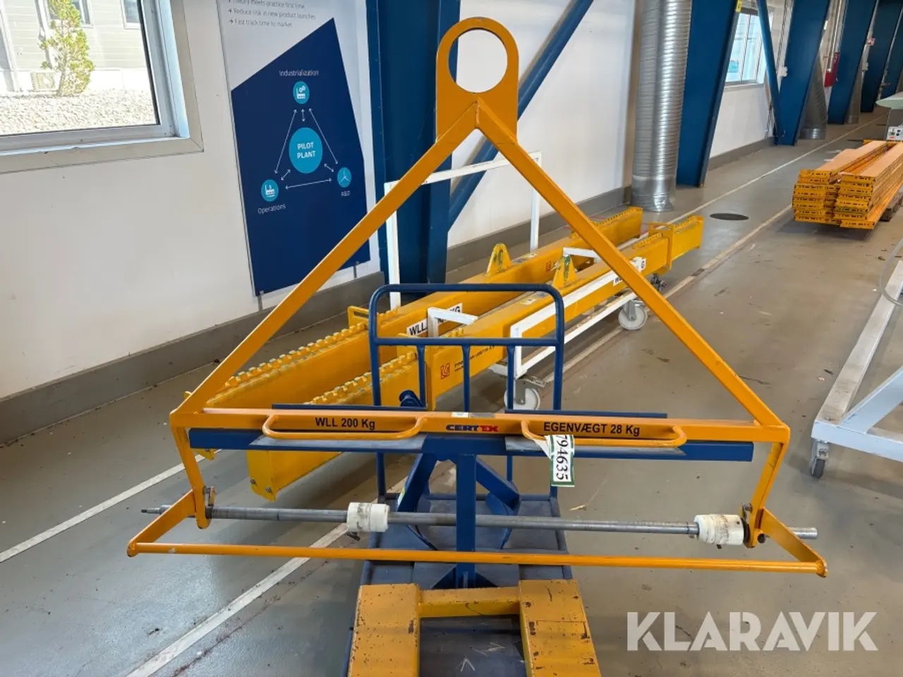 Billede 5 - Løfteåg Certex Lifting rail - 200kg