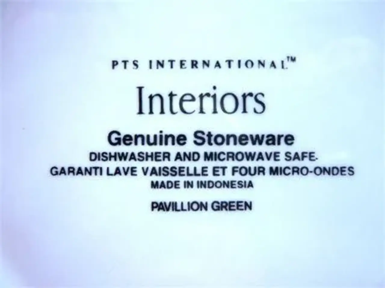 Billede 2 - Pavillion Green fra Interiors Genuine Stoneware -