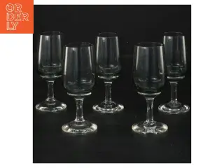 5 stk. Holmegaard Atlantic snapseglas(str. 5 stk Ø 3 cm længde 9,5 cm)