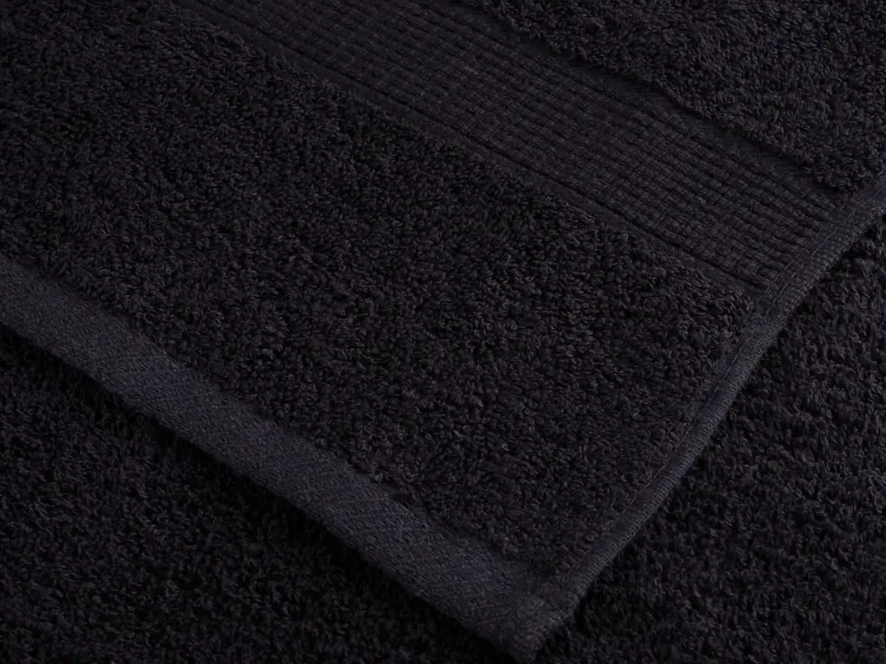 Billede 6 - Håndklæder SOLUND 4 stk. Premium 50x100 cm 600 g/m2 sort