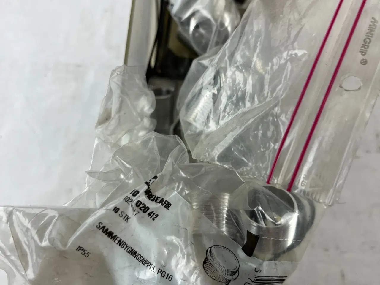 Billede 9 - LK 1017020412 PG16 Aluminum Coupling Nipples IP55