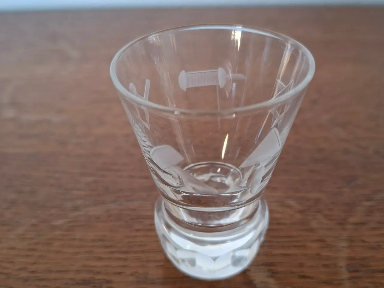 Billede 1 - Unikt frimurer glas
