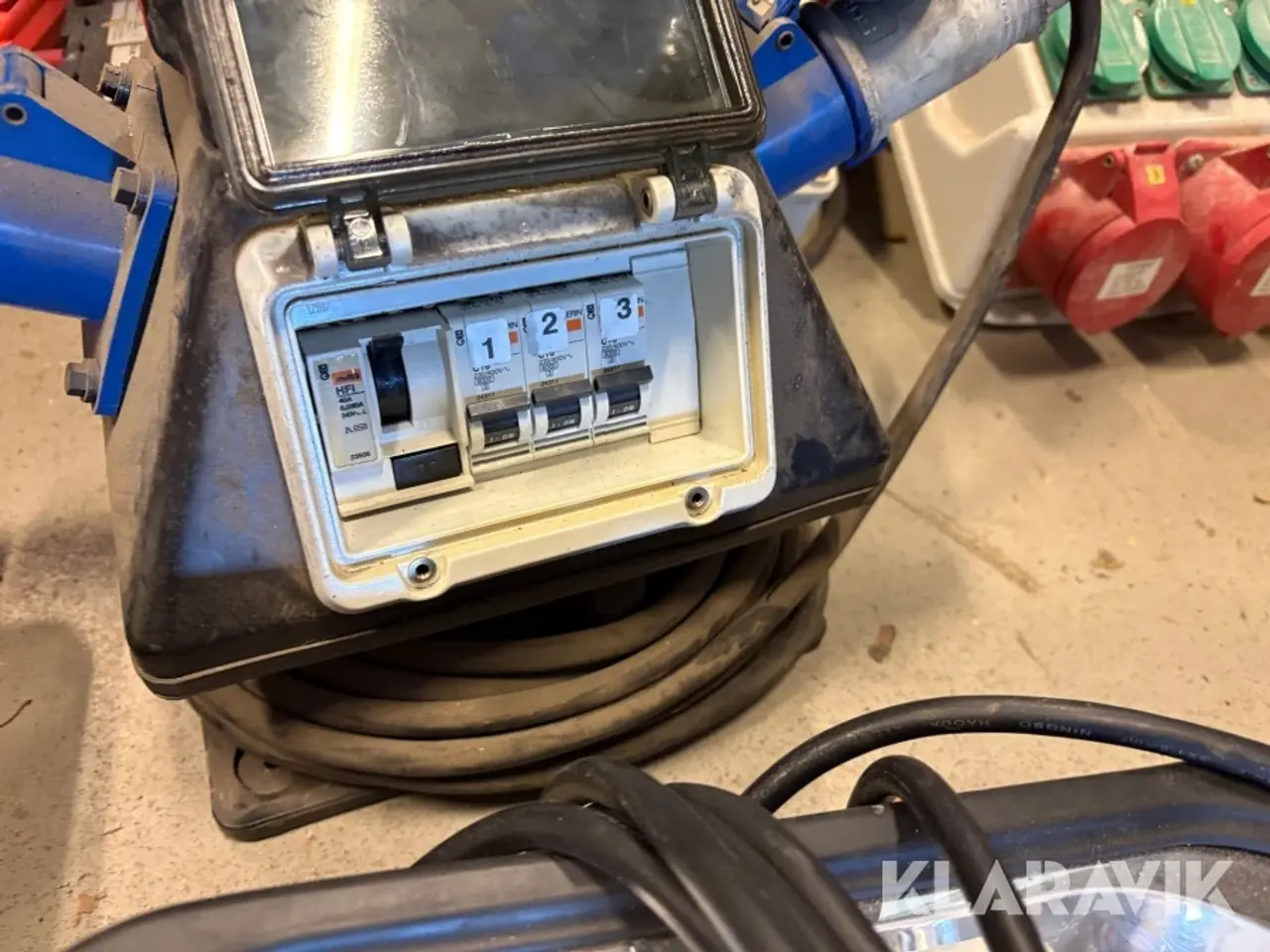 Billede 4 - Lot Eltavler og arbejdslamper