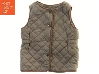 Quiltet vest med knapper (str. 98)