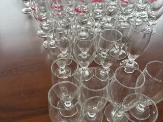 Stikglas i forskellige størrelse