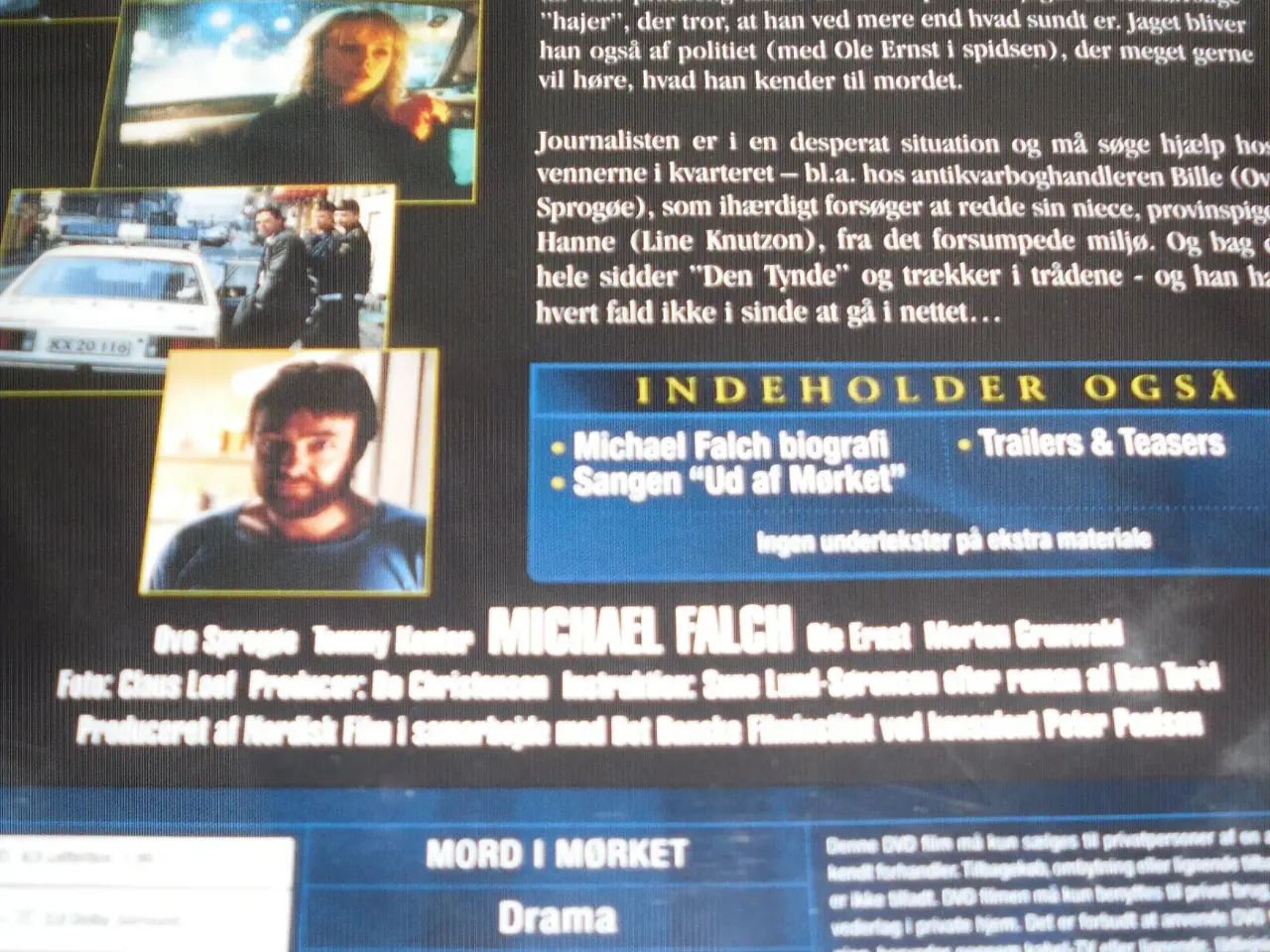 Billede 2 - MICHAEL FALCH. Mord i mørket. 1986.