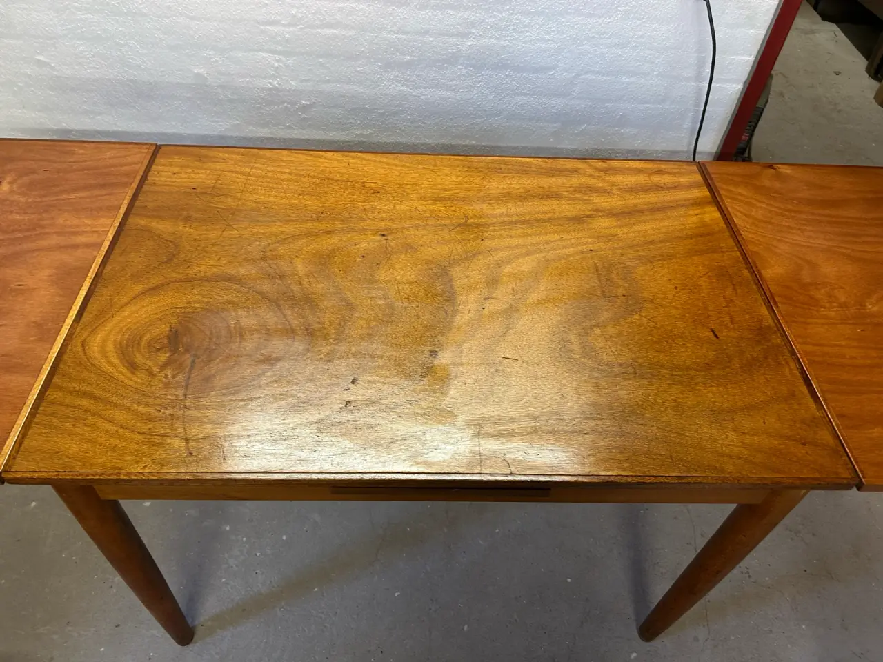 Billede 6 - Klassisk dansk udtræksbord i teak/palisander (1960