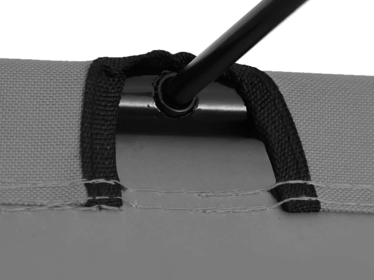 Billede 5 - Campingsenge 2 stk. 180 x 60 x 19 cm - grå