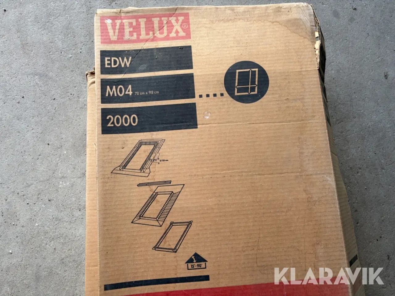 Billede 2 - Overdækning til vinduer Velux EDW M04 2000 2 styk