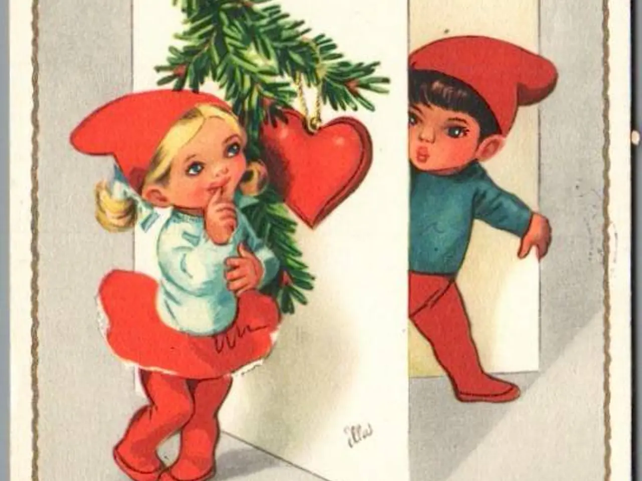 Billede 1 - Illa - Glædelig Jul - Stender Serie 968 - Postkort - Brugt