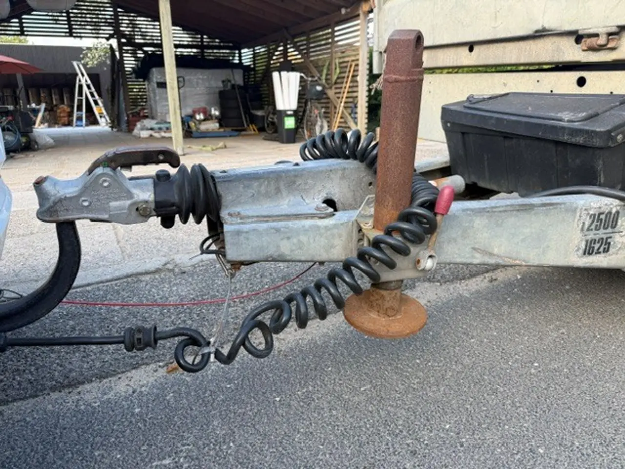 Billede 2 - Tiptrailer 2500kg holder syn til den 24-06-2026