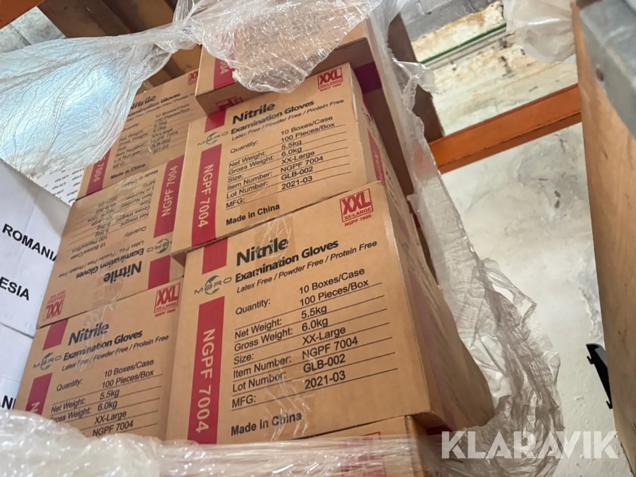 Billede 4 - Nitril handsker XXL 6kasser a 10 boxe med 100styk Mbro 6000 handsker