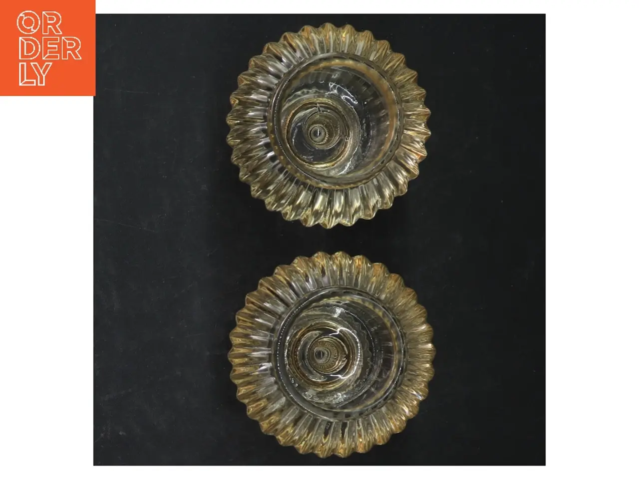 Billede 3 - Glas lysestager fra Jysk (str. 9 cm. 2 styk)