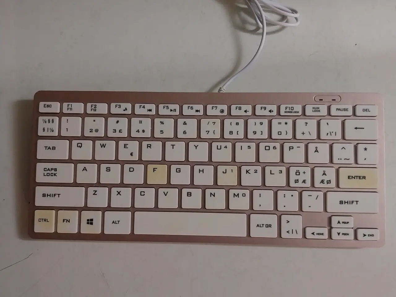 Billede 1 - Nohro tastatur med ledning 