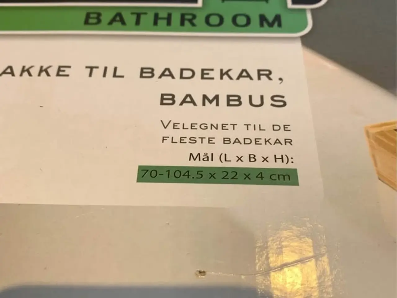 Billede 3 - Bakkebord til badekar - NYT