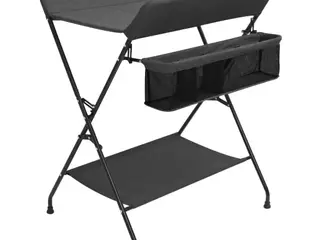 Puslebord foldbart antracitgrå