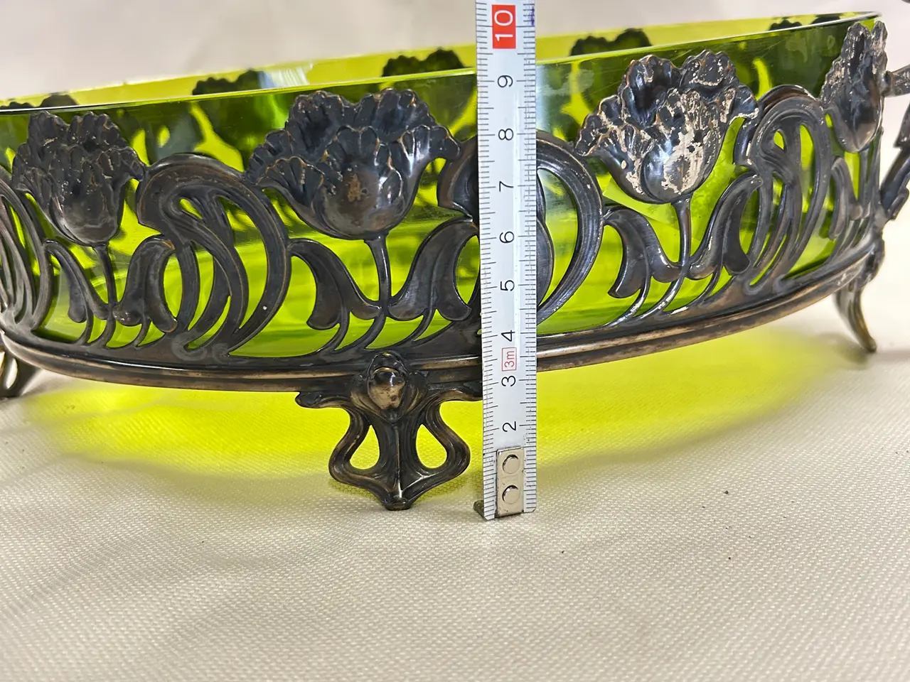 Billede 9 - Antik Art Nouveau (Jugendstil) opsats.
