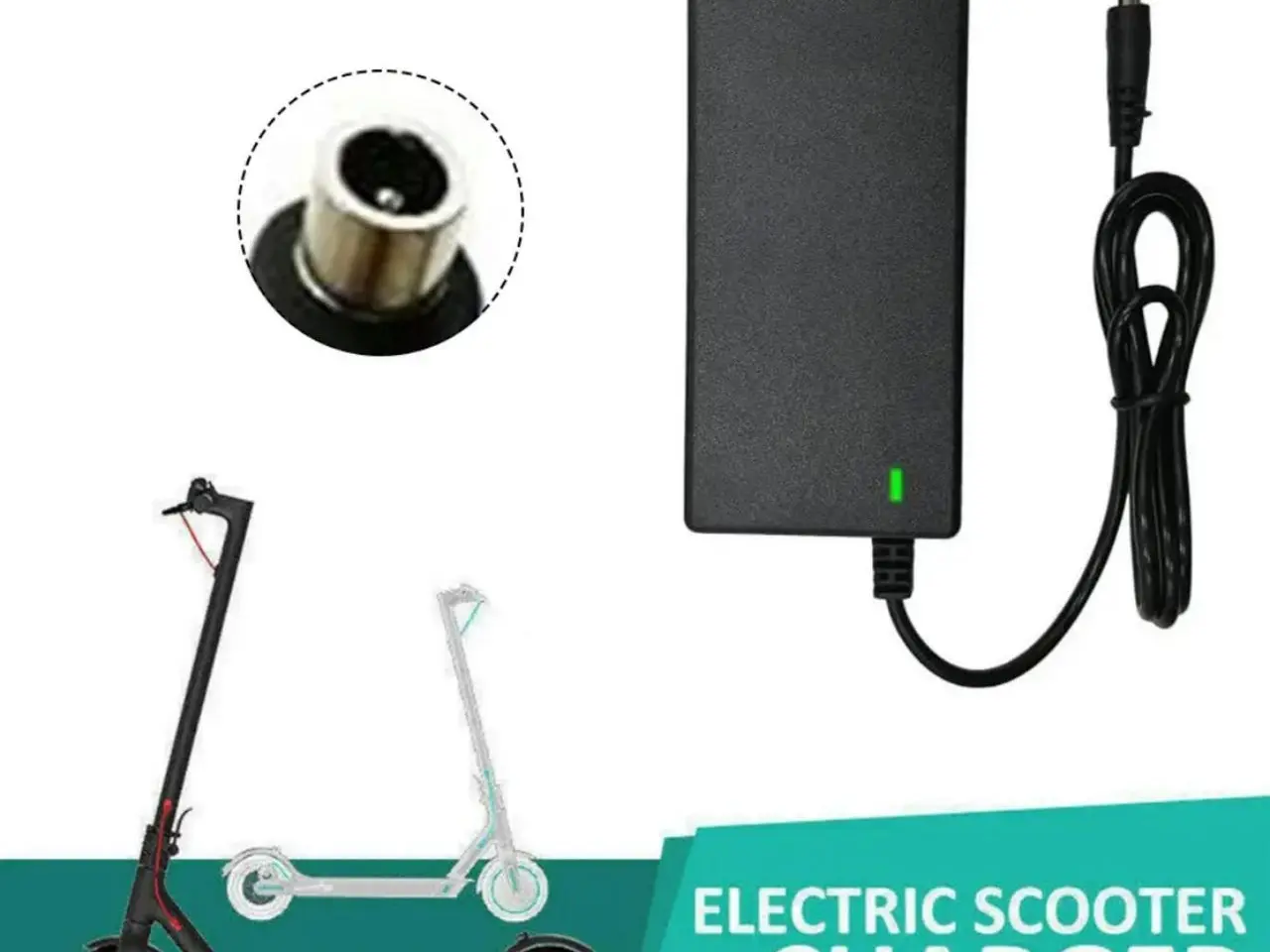 Billede 1 - Oplader til elcykel og elscooter (Xiaomi / Ninebot)