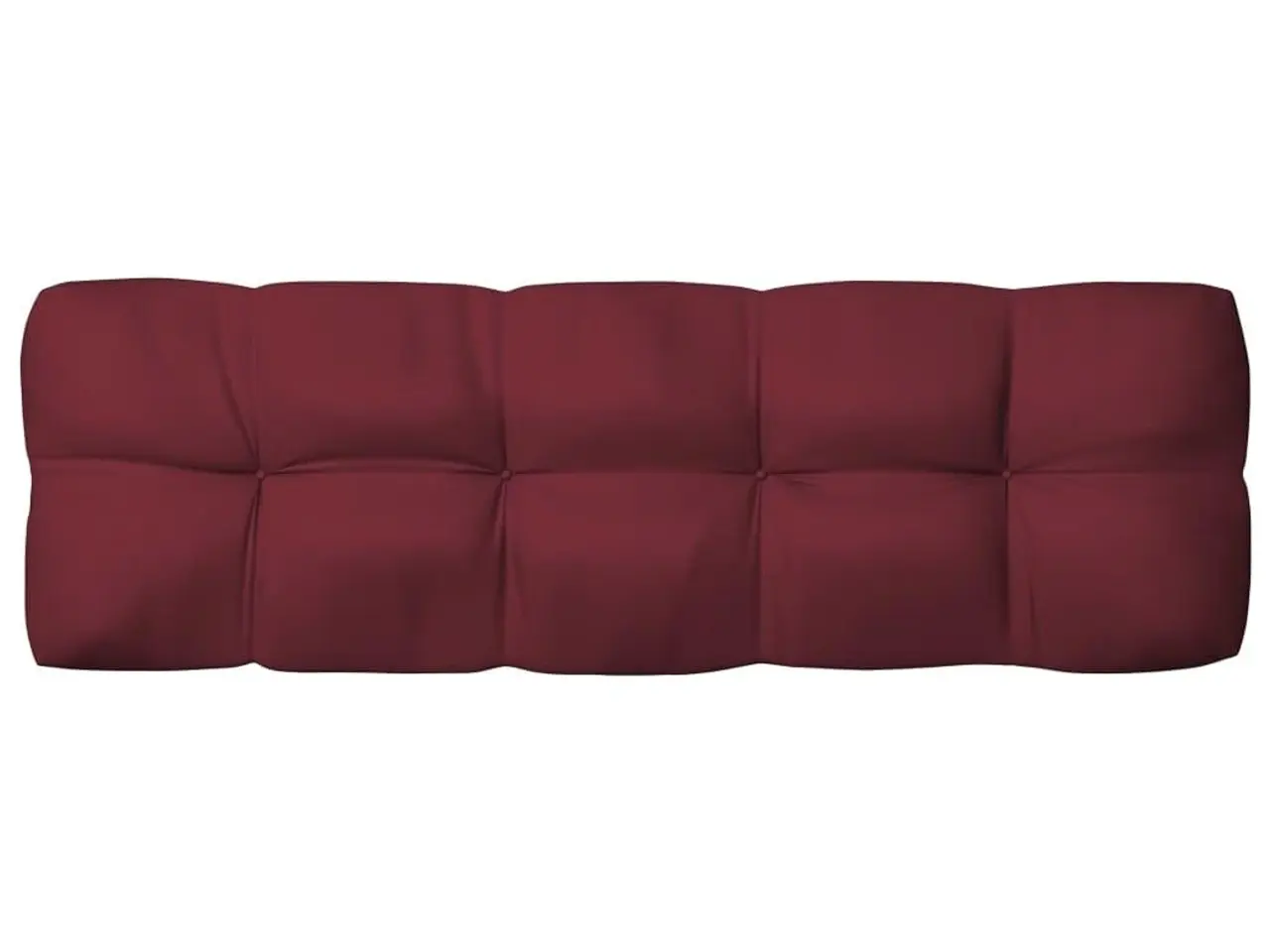 Billede 5 - Hynder til pallesofa 7 stk. stof vinrød