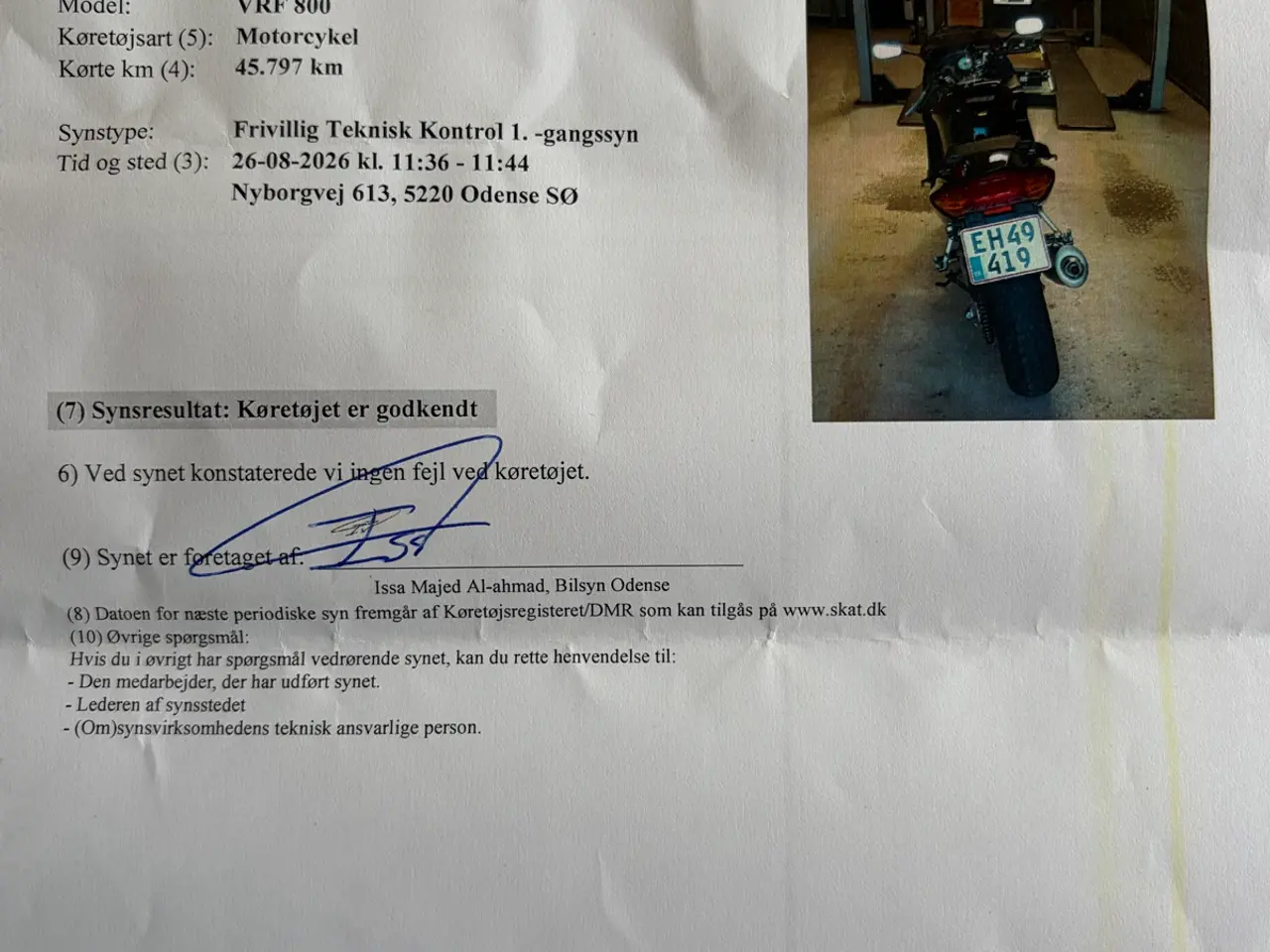 Billede 6 - Honda VFR 800 m kun 46000 km