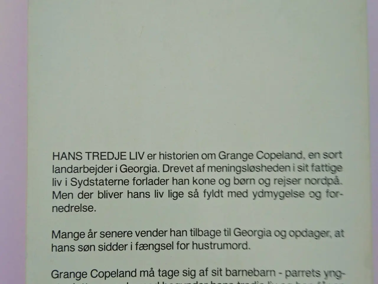 Billede 2 - Hans tredje liv Af Alice Walker