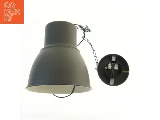 HEKTAR Loftlampe, mørkegrå (str. Ø 38 cm, 37 cm)