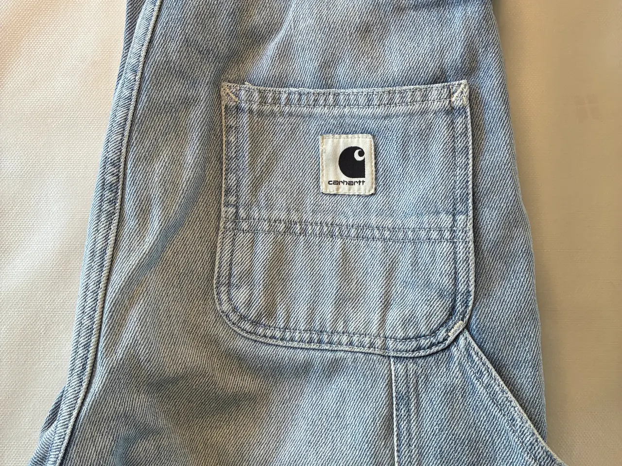 Billede 2 - Carhartt Jeans, hvide og lyseblå