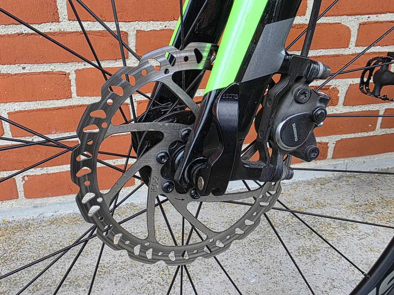 Billede 10 - Fed racercykel i sort/lysgrøn.