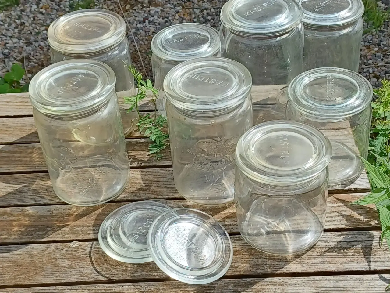 Billede 1 - Antikke syltetøjsglas