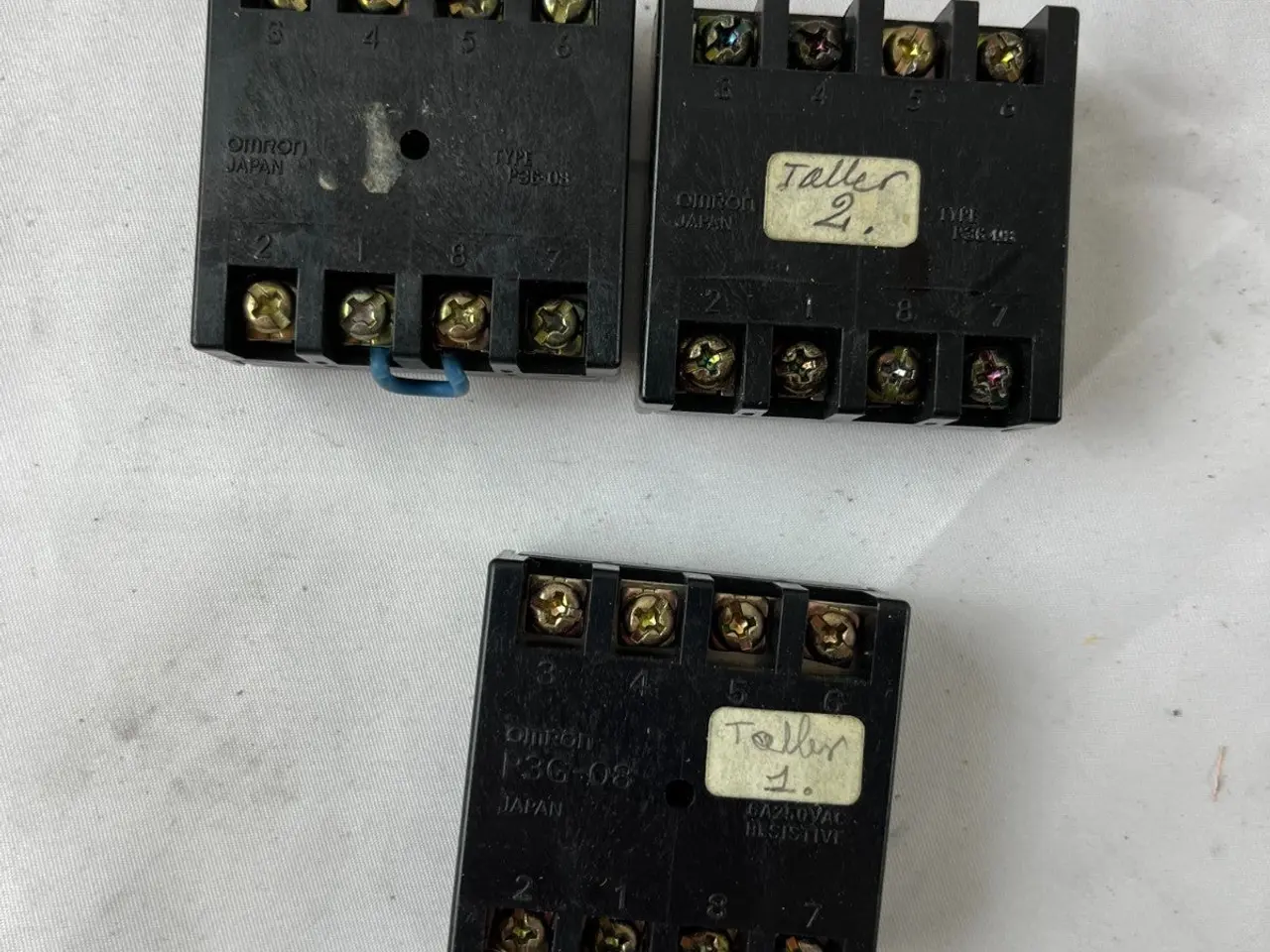 Billede 3 - Omron P3G-08 relæ Socket 8-Pin Panel Mount Screw