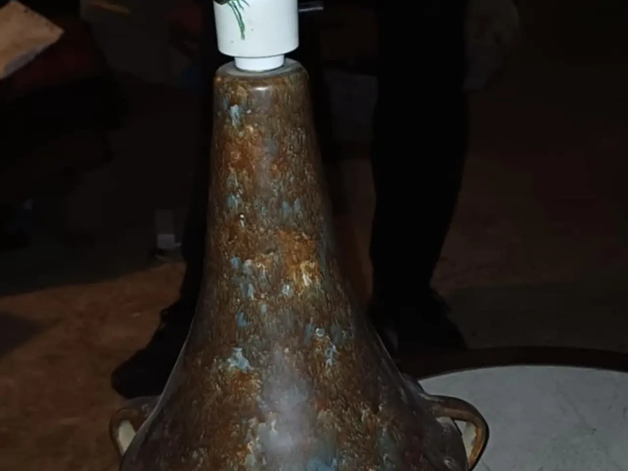 Billede 2 - Bordlampe i keramik