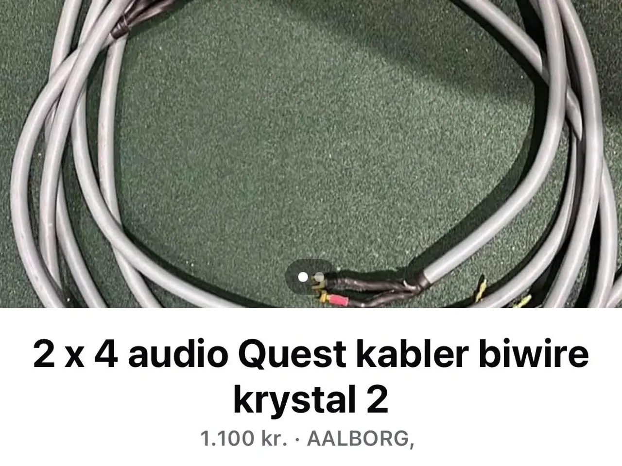 Billede 1 - Audio quest kabel