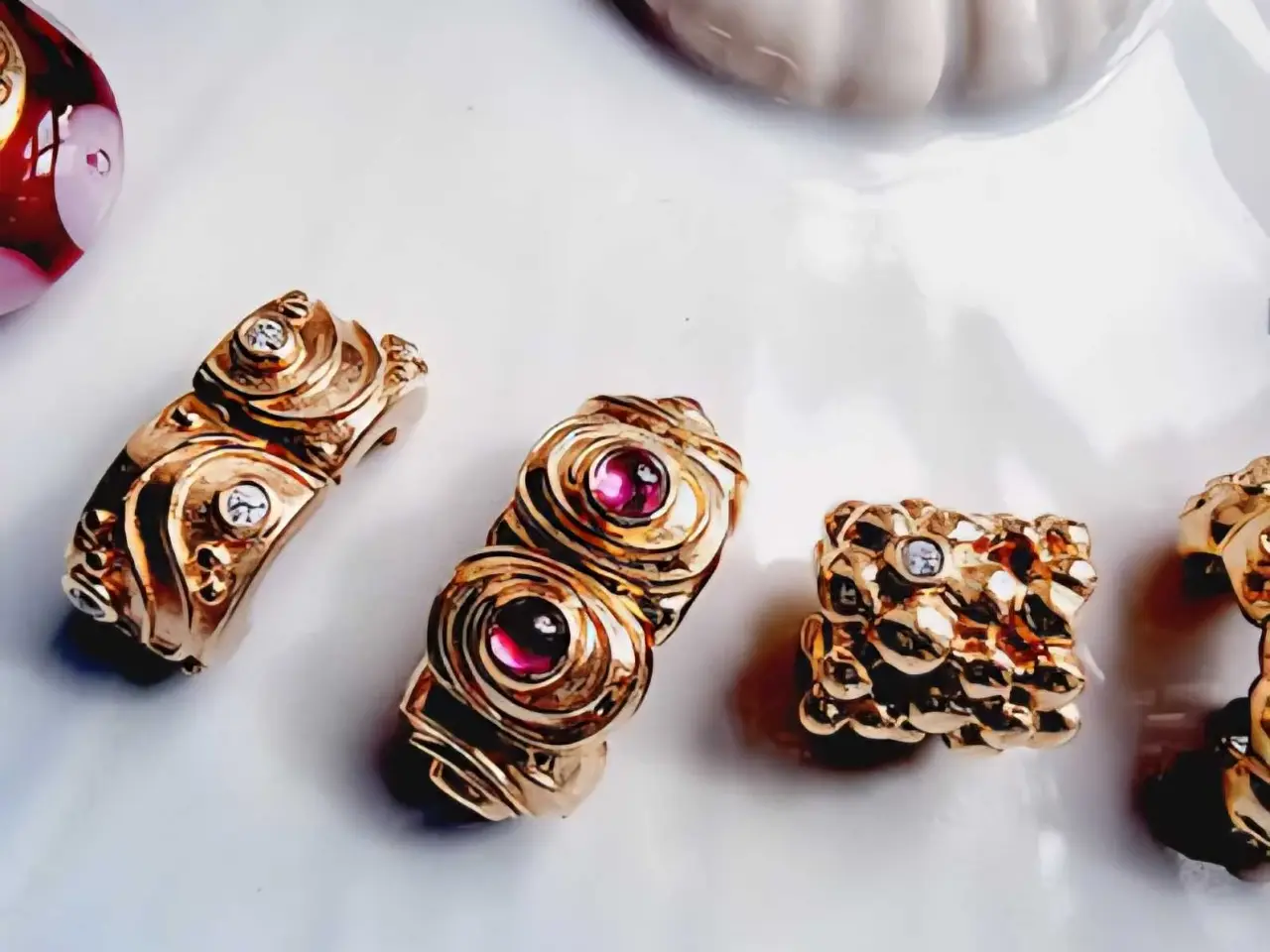 Billede 9 - 42 gram!! Pandora armbånd charms 14 karat guld 