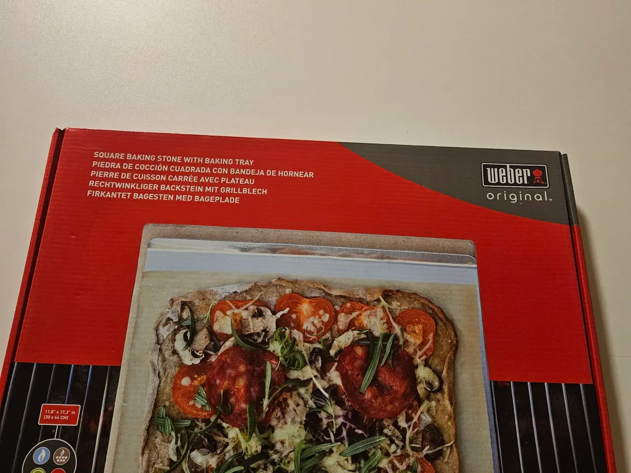 Billede 1 - NEDSAT....Weber pizza sten.