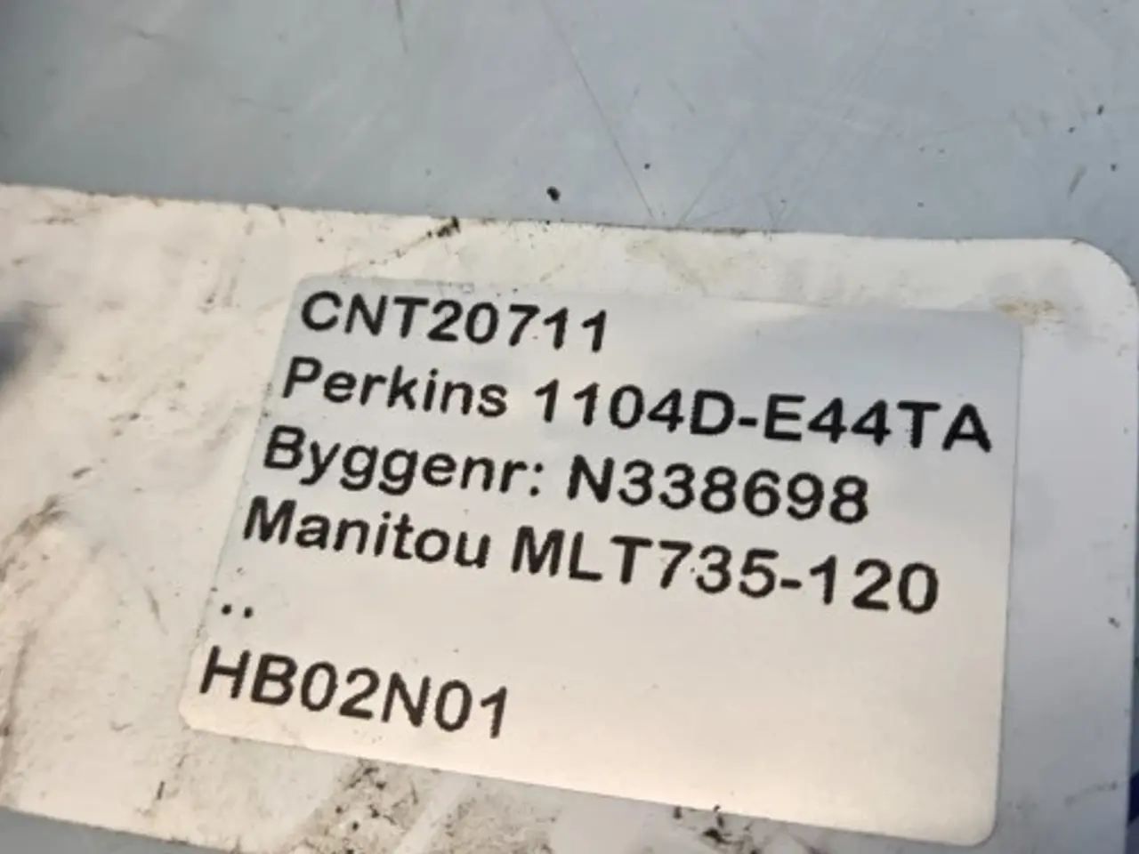 Billede 14 - Perkins 1104-E44TA Udstødningsrør 266001