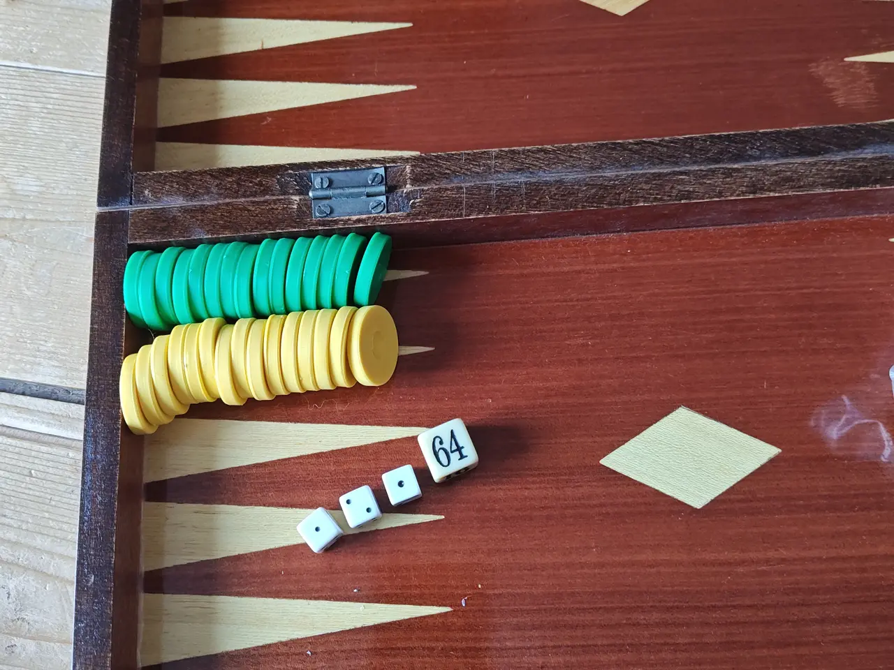 Billede 5 - Skak og Backgammon Brætspil med Marinakis brikker