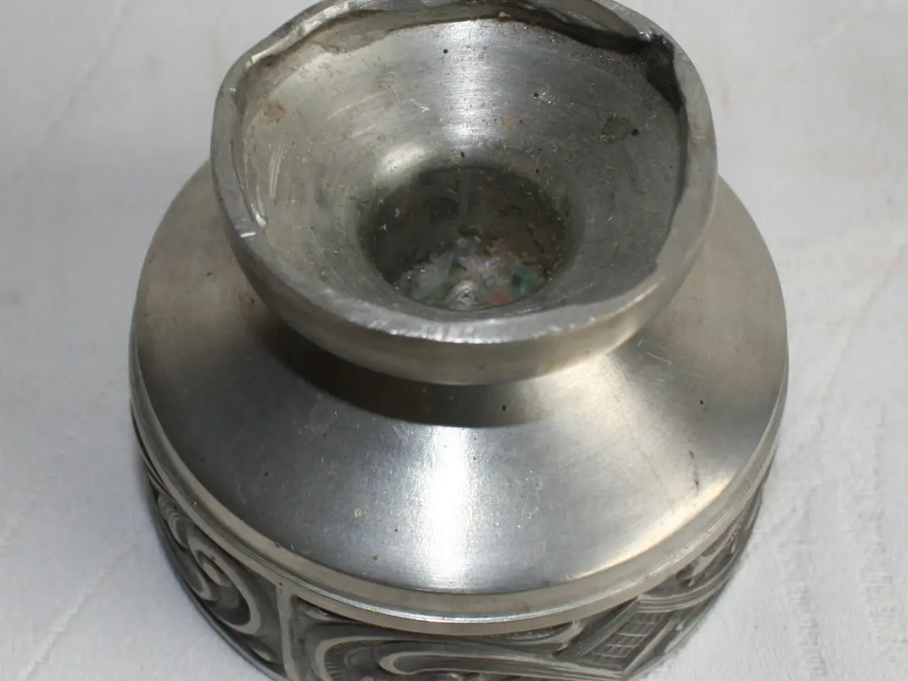 Billede 2 - Lysestage af tin