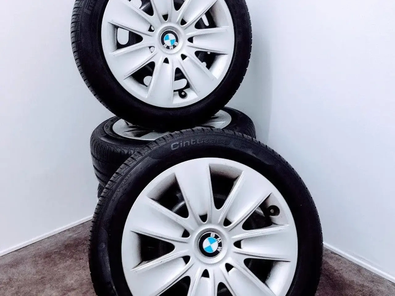 Billede 4 - 5x120 16" ET33, BMW sommersæt inkl. hjulkapsler