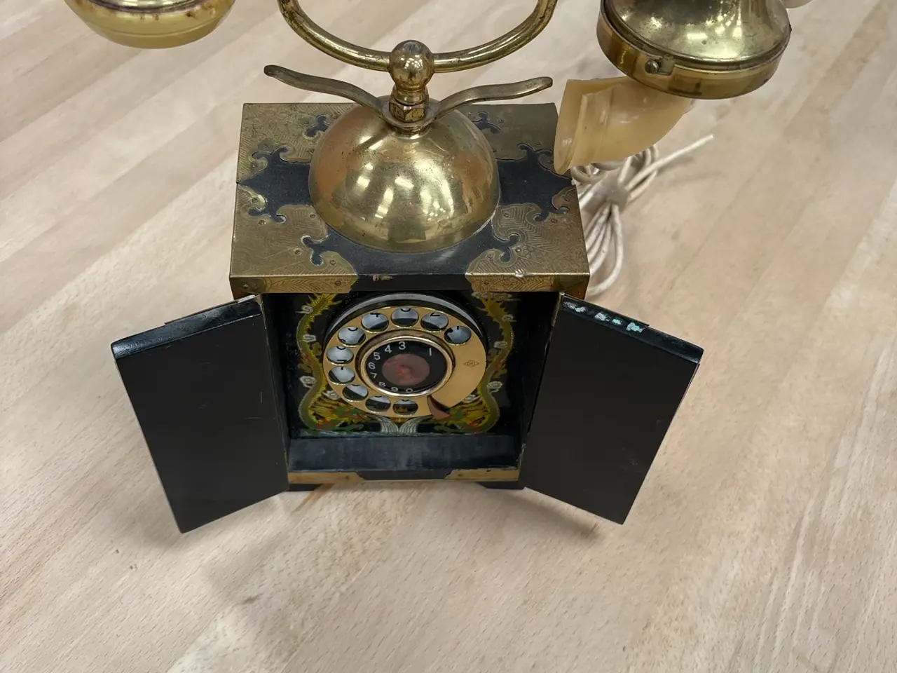 Billede 1 - Retro telefon med drejeskive 