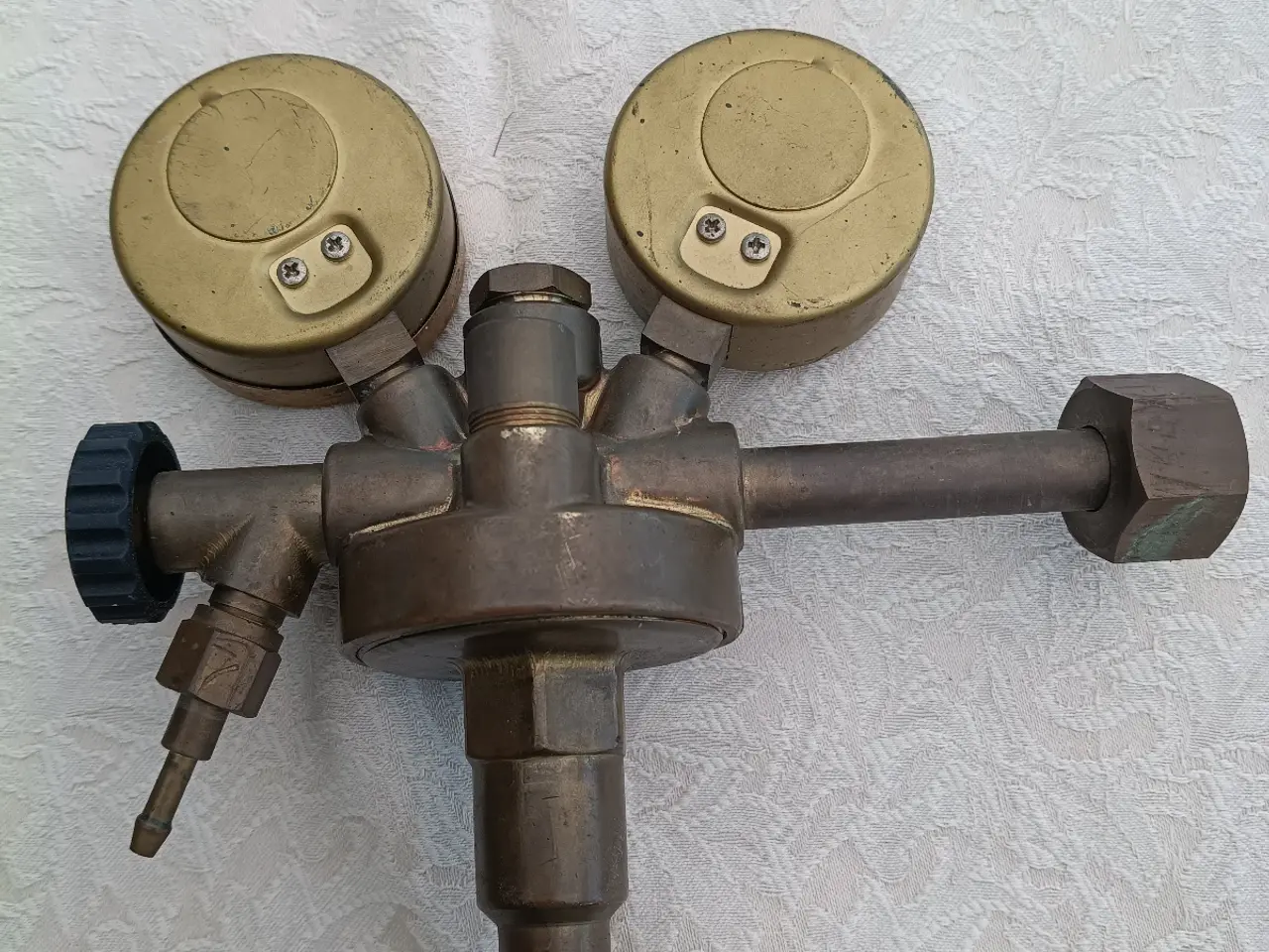 Billede 10 - 2 x Ældre manometer 